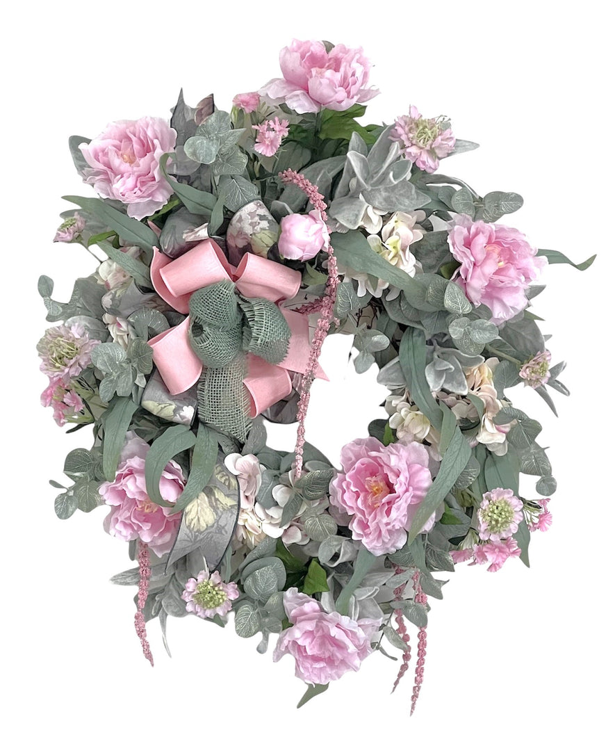Backyard Romance Wreath/ENG386 - April's Garden
