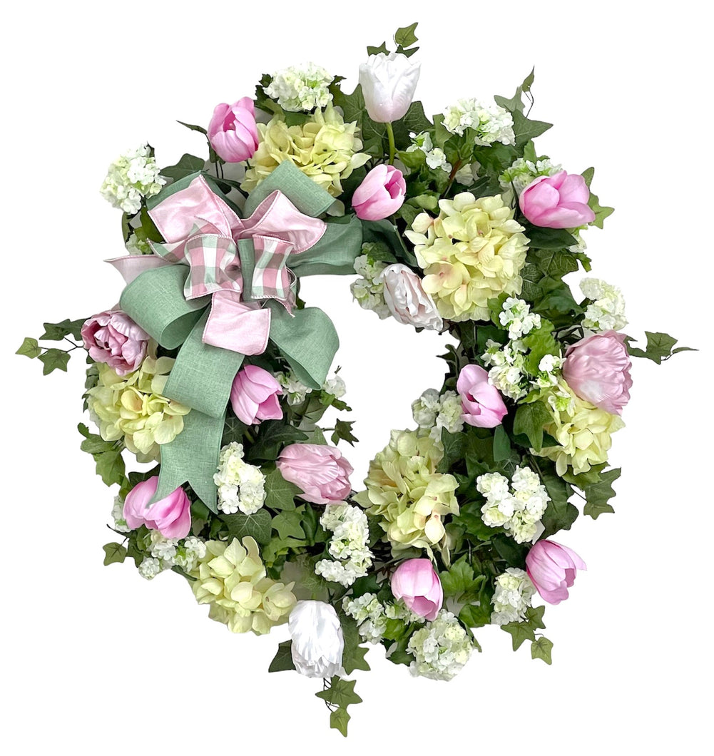 Spring Tulip Wreath/EAS102