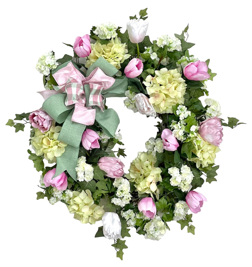 Spring Tulip Wreath/EAS102