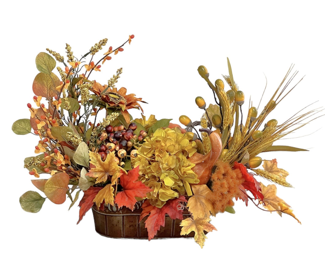 Gold and Orange Fall Arrangement/FAA11