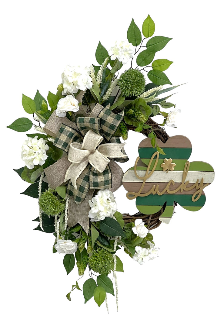 Lucky Shamrock Wreath/STP01