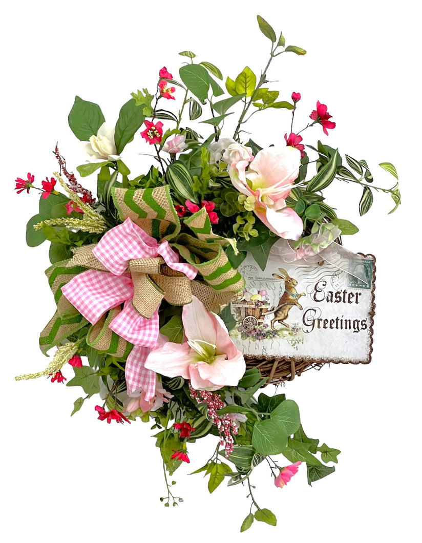 Easter Greeting With A Touch of Pink/VAL102