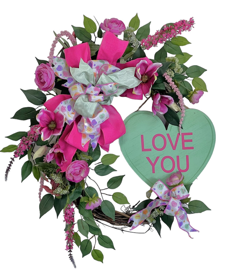 Love You Wreath/VAL106 - April's Garden