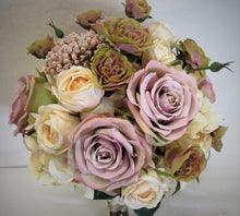 Lavender and Blush Silk Floral Bridal Bouquet/BB08 - April's Garden Wreath