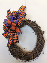 Orange, Purple and Black Halloween Witch Bow for Wreaths, Home Decor, and Doors/HLB04 - April's Garden