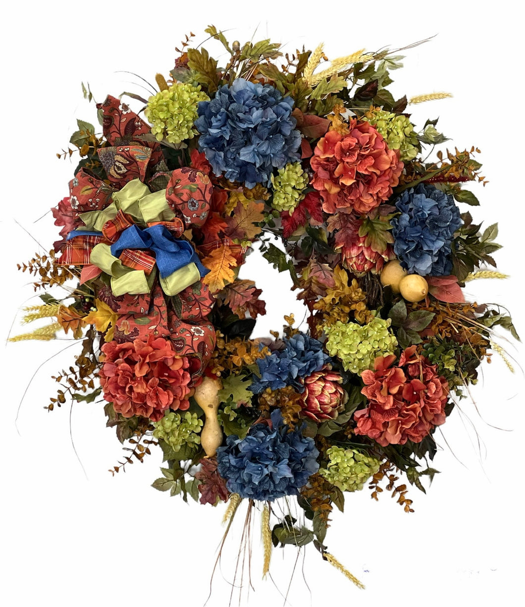 Fall Harvest Wreath/HARV33 - April's Garden