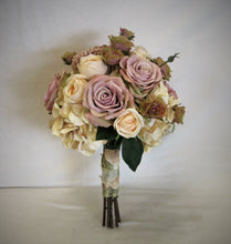 Lavender and Blush Silk Floral Bridal Bouquet/BB08 - April's Garden Wreath