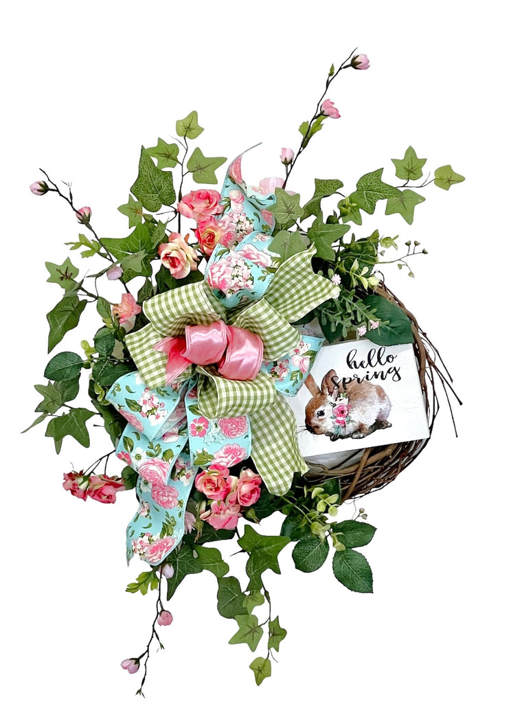 Hello Spring Wreath/ENG320