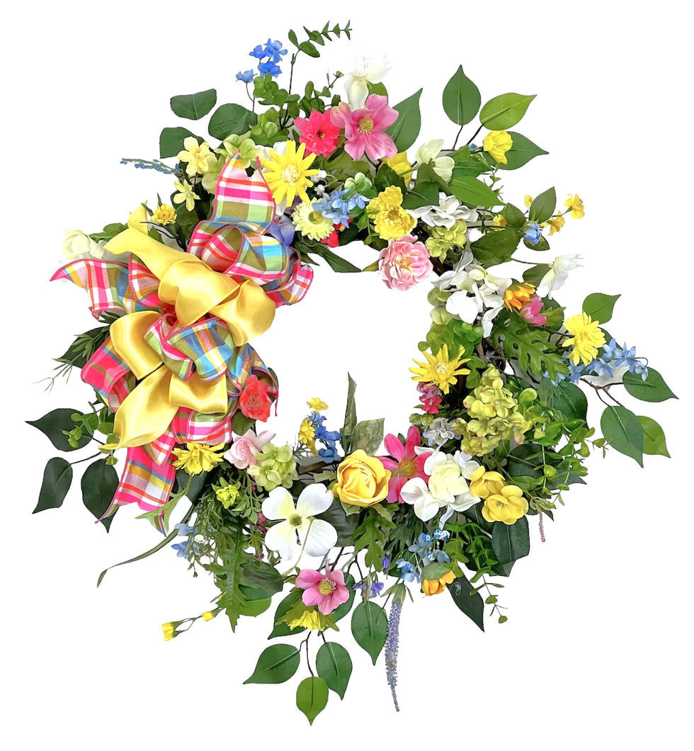 Wildflower Wreath/ENG342 - April's Garden