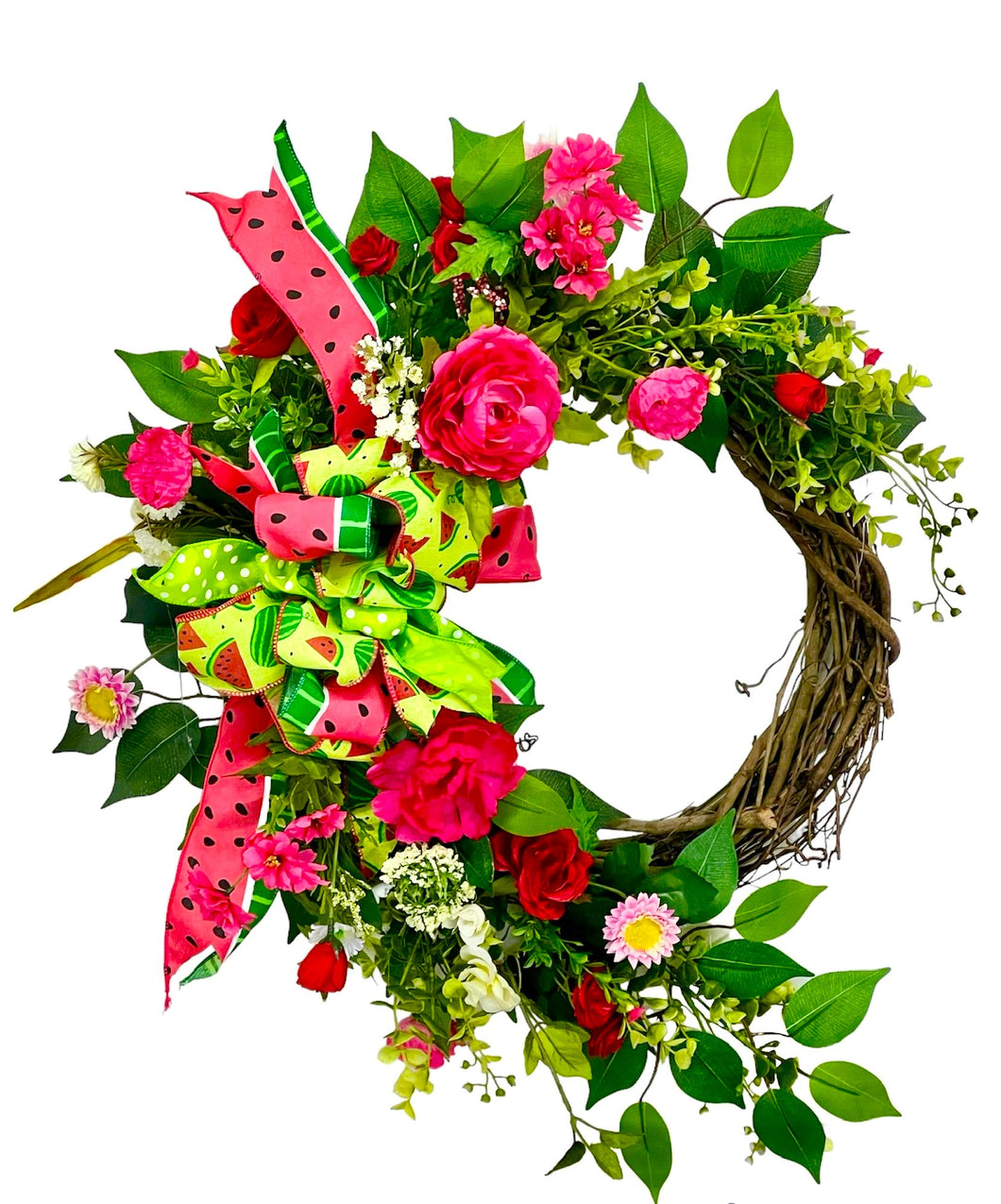 PInk Spring Wreath/VAL86