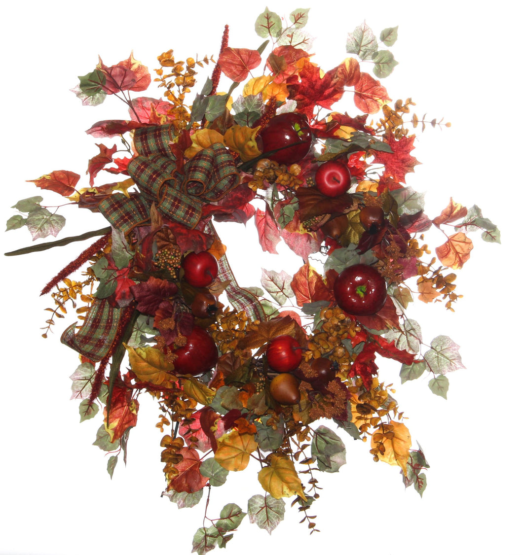 Fall Harvest Wreath/HARV43 - April's Garden